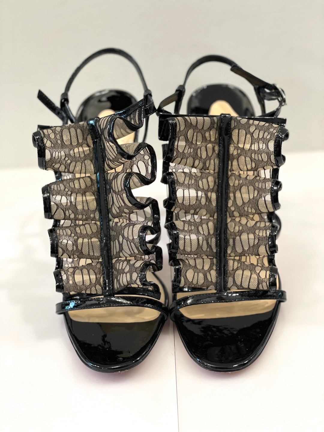 CHRISTIAN LOUBOUTIN FORTITIA HEELED SANDALS