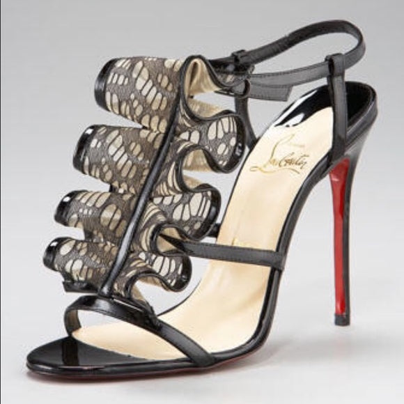 CHRISTIAN LOUBOUTIN FORTITIA HEELED SANDALS