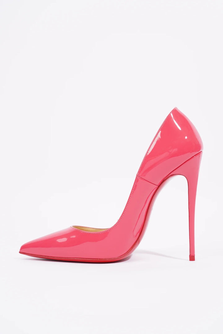 CHRISTIAN LOUBOUTIN SO KATE 120 PATENT LEATHER PUMPS