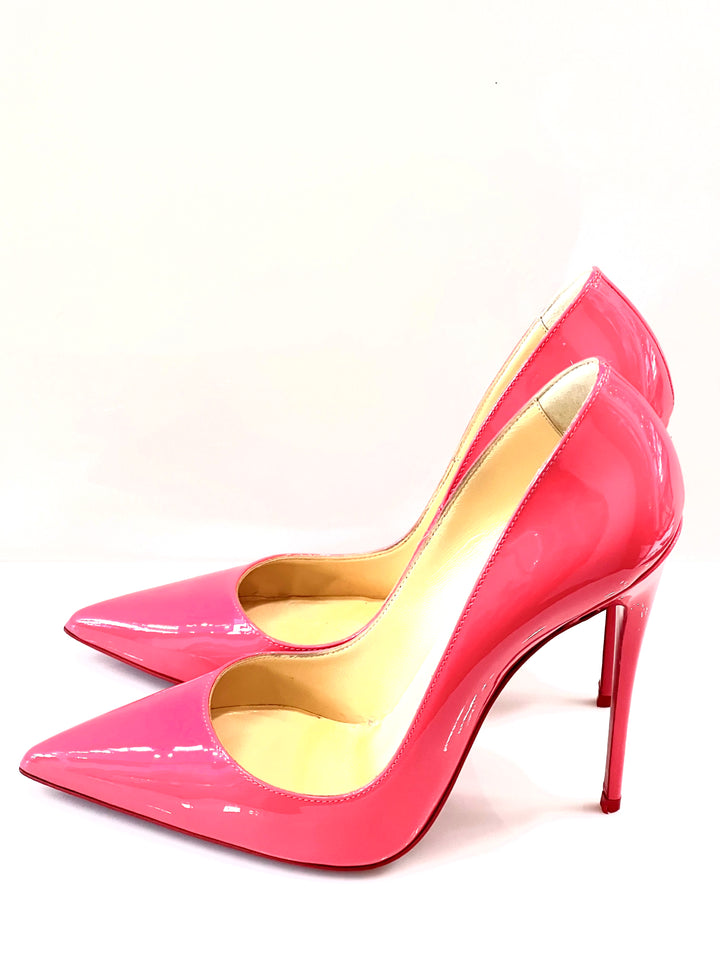 CHRISTIAN LOUBOUTIN SO KATE 120 PATENT LEATHER PUMPS – Caroline's