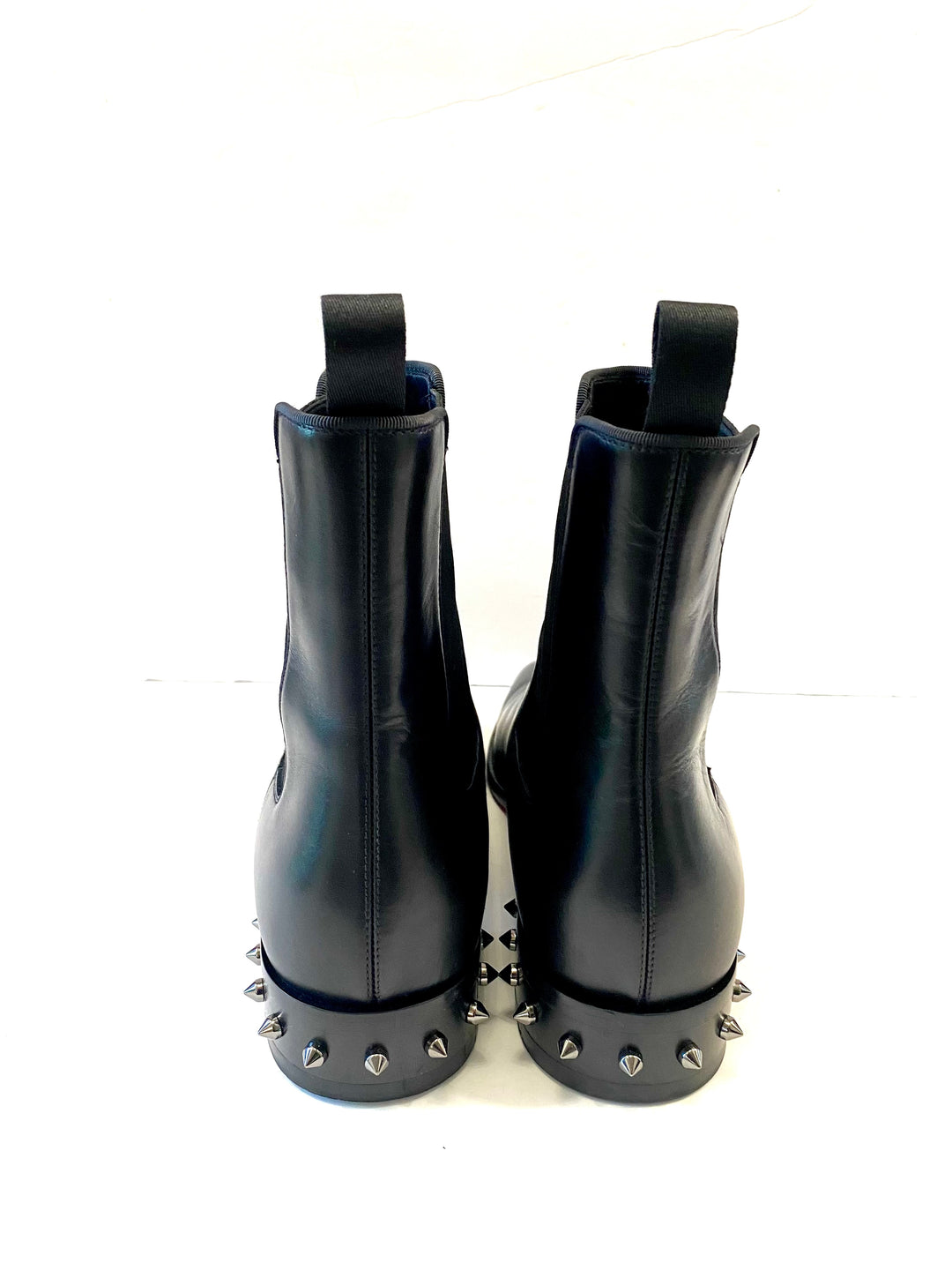 Christian Louboutin So Samson Spike Heel Boots - 40 Leather Ankle Louboutin Suede Booties Louboutin Samson  main image 4