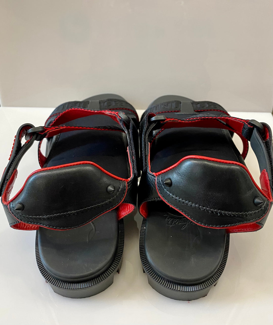 CHRISTIAN LOUBOUTIN VELCRISSIMO SANDALS