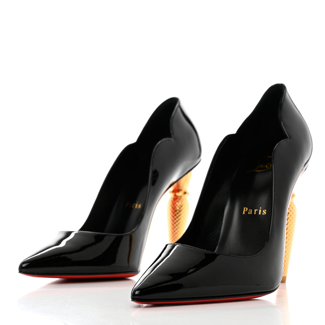 CHRISTIAN LOUBOUTIN HOT CHICK LIPCHICK 100 PUMPS