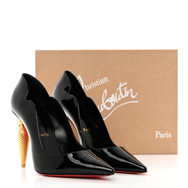 CHRISTIAN LOUBOUTIN HOT CHICK LIPCHICK 100 PUMPS