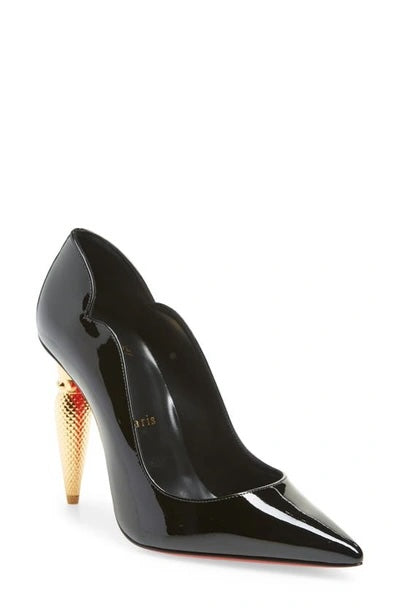 CHRISTIAN LOUBOUTIN HOT CHICK LIPCHICK 100 PUMPS