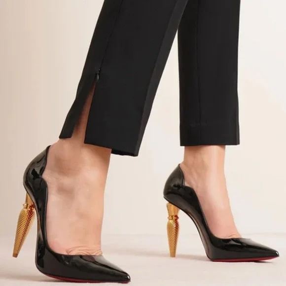 CHRISTIAN LOUBOUTIN HOT CHICK LIPCHICK 100 PUMPS