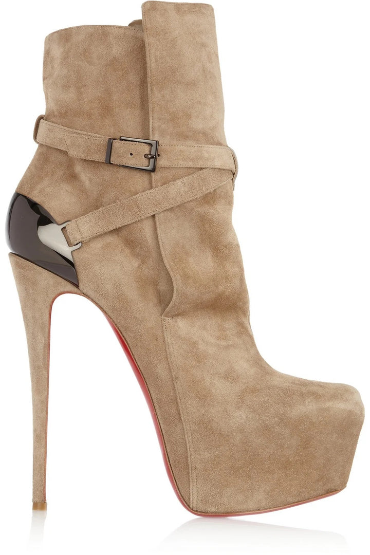 CHRISTIAN LOUBOUTIN EQUESTRIA 160 PLATFORM BOOTS