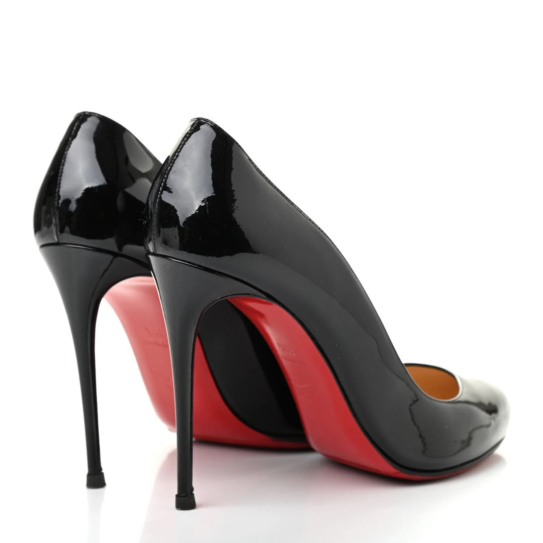 CHRISTIAN LOUBOUTIN DORISSIMA 100MM PATENT CALF PUMPS