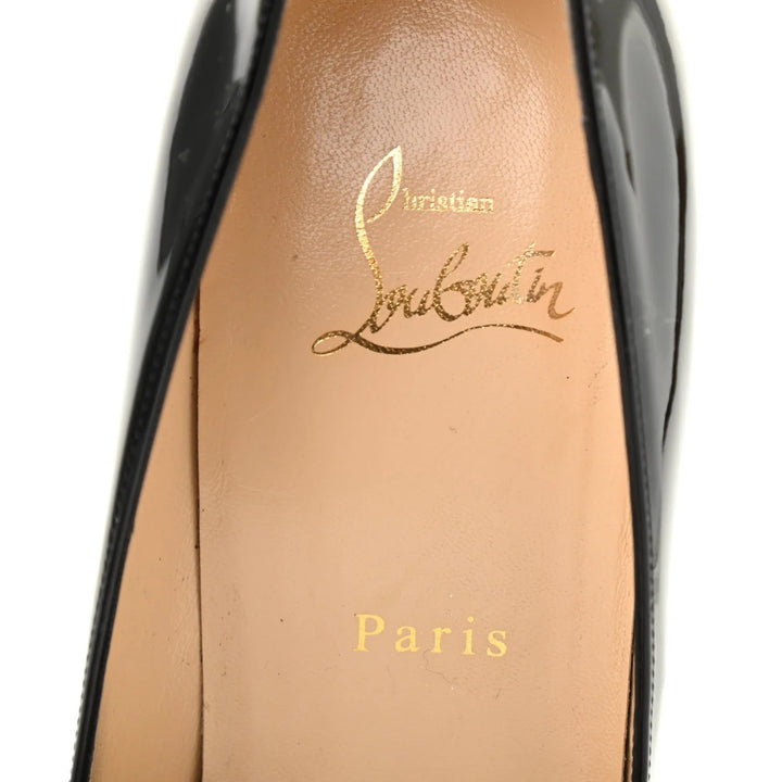 CHRISTIAN LOUBOUTIN DORISSIMA 100MM PATENT CALF PUMPS