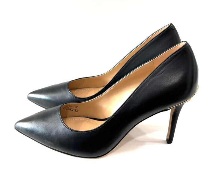 COACH WILEY LEATHER PUMPS