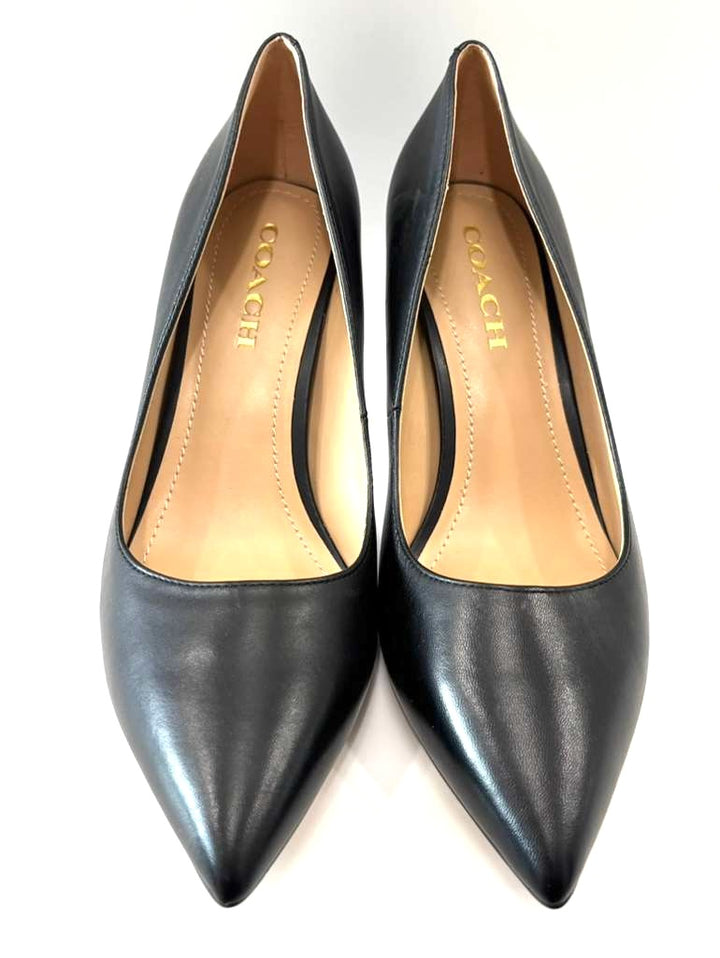 COACH WILEY LEATHER PUMPS