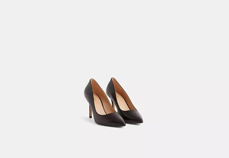 COACH WILEY LEATHER PUMPS