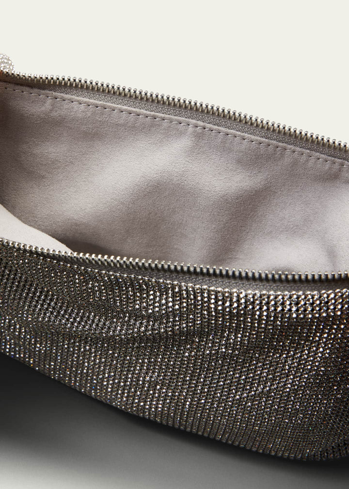 CULT GAIA HERA RHINESTONE KNOTTED EMBELLISHED HANDBAG