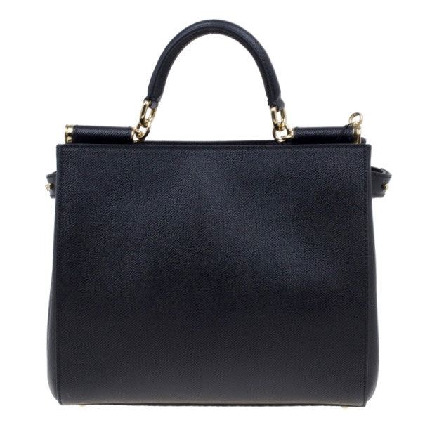 DOLCE &amp; GABBANA DAUPHINE MISS SICILY MEDIUM SHOPPER TOTE BAG