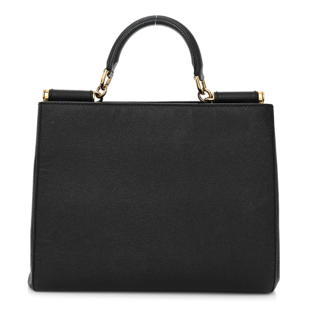 DOLCE &amp; GABBANA DAUPHINE MISS SICILY MEDIUM SHOPPER TOTE BAG