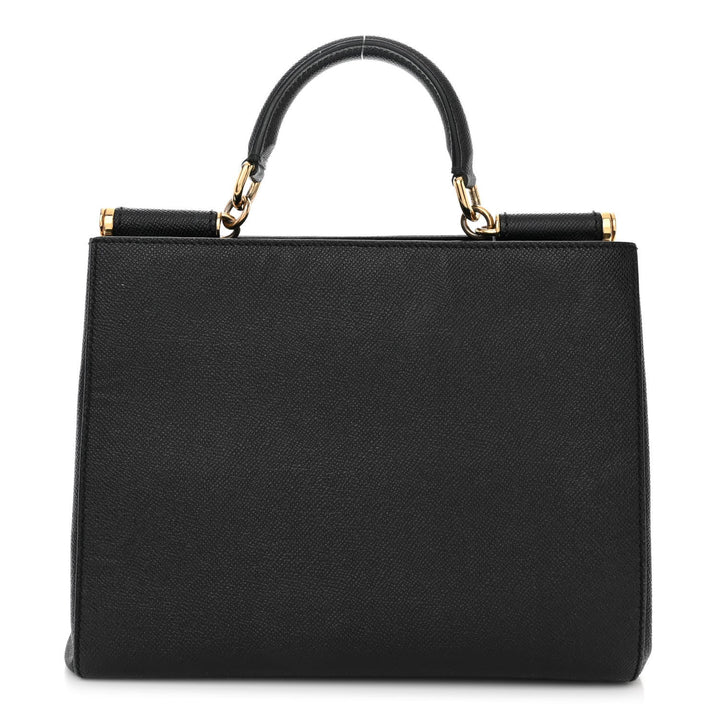 DOLCE &amp; GABBANA DAUPHINE MISS SICILY MEDIUM SHOPPER TOTE BAG