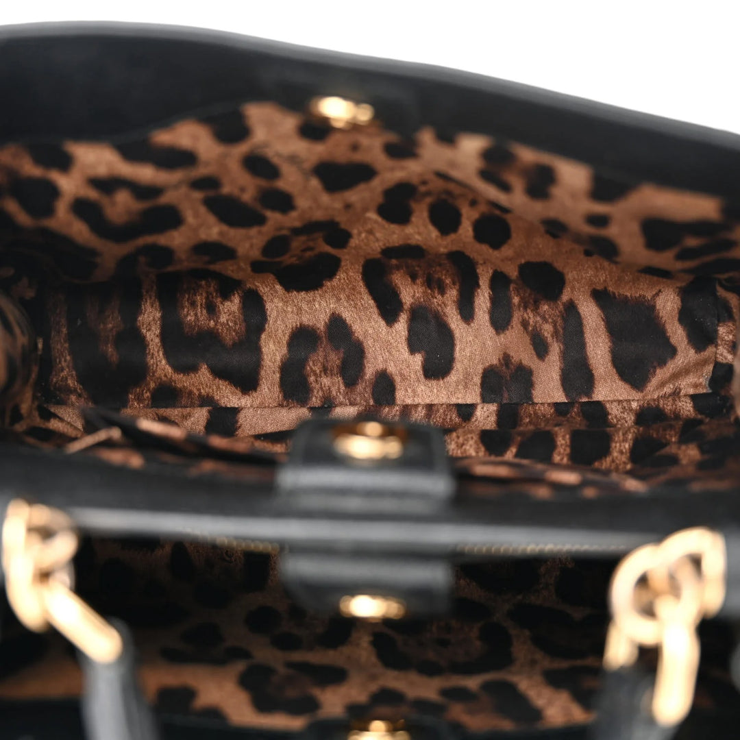 DOLCE &amp; GABBANA DAUPHINE MISS SICILY MEDIUM SHOPPER TOTE BAG