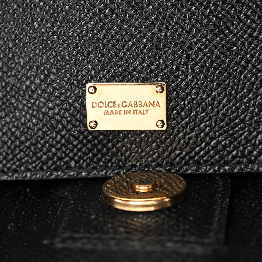 DOLCE &amp; GABBANA DAUPHINE MISS SICILY MEDIUM SHOPPER TOTE BAG