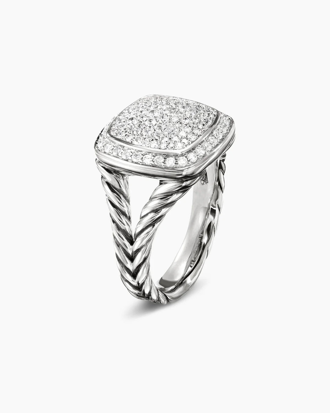 DAVID YURMAN ALBION® STERLING SILVER PAVE DIAMONDS RING