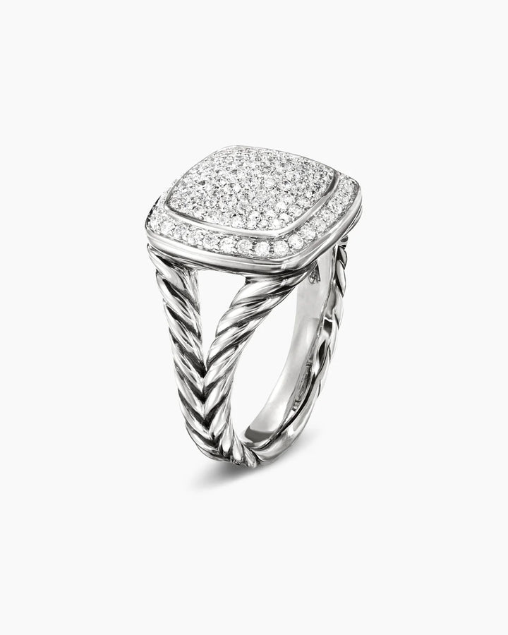 DAVID YURMAN ALBION® STERLING SILVER PAVE DIAMONDS RING