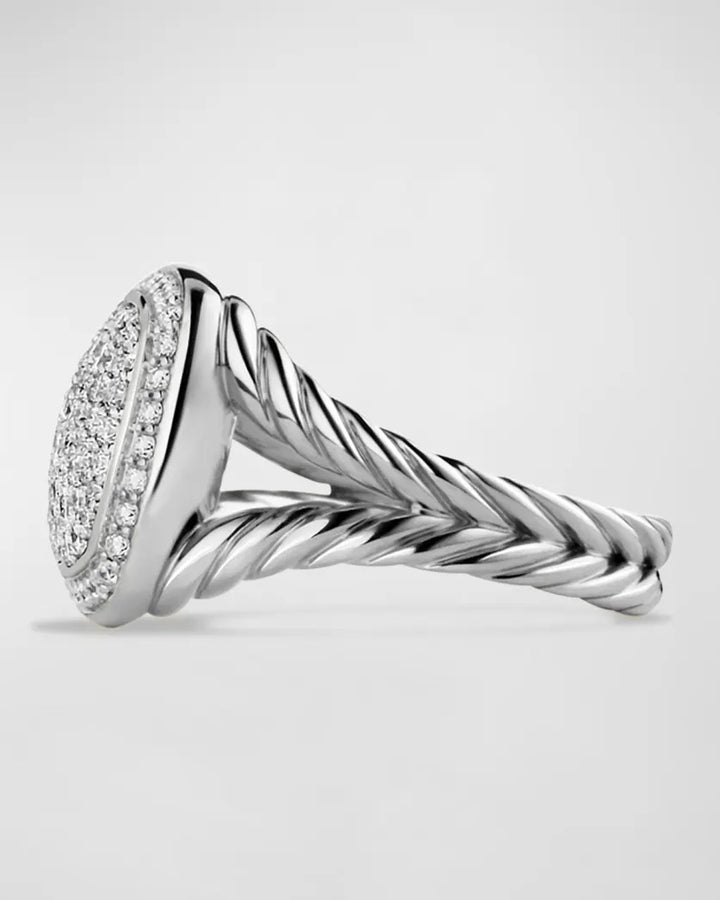 DAVID YURMAN ALBION® STERLING SILVER PAVE DIAMONDS RING