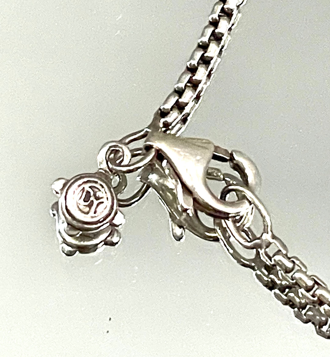 DAVID YURMAN ALBION® STERLING SILVER PAVE DIAMONDS PENDANT NECKLACE