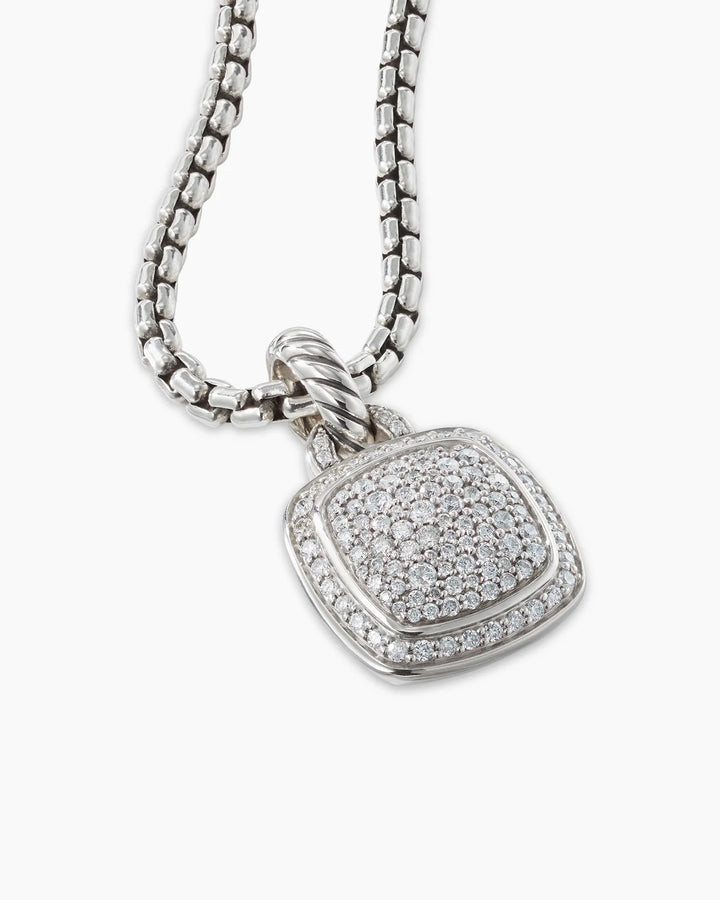 DAVID YURMAN ALBION® STERLING SILVER PAVE DIAMONDS PENDANT NECKLACE