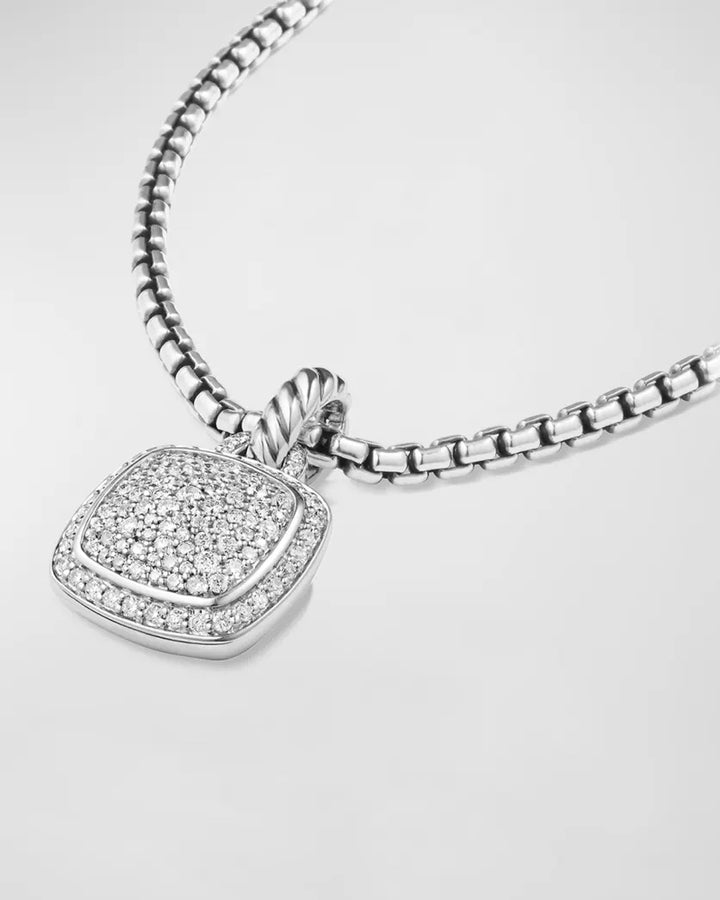 DAVID YURMAN ALBION® STERLING SILVER PAVE DIAMONDS PENDANT NECKLACE
