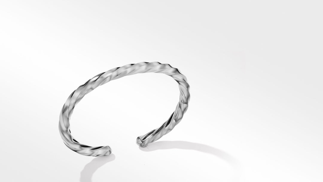 DAVID YURMAN STERLING SILVER CABLE EDGE BRACELET