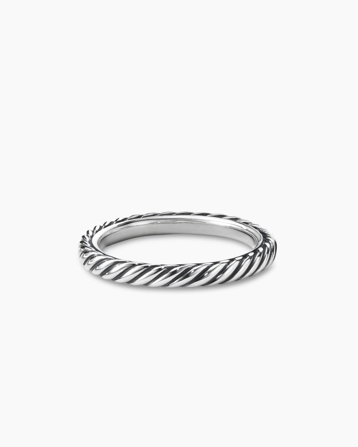 DAVID YURMAN COLLECTIBLES STERLING SILVER STACK RING