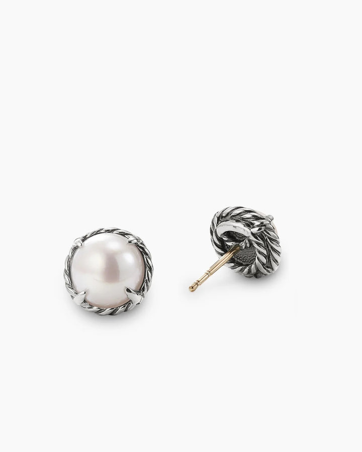 DAVID YURMAN CHATELAINE® STERLING SILVER WITH CULTURED FRESHWATER PEARLS EARRINGS