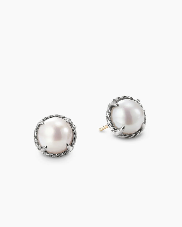 DAVID YURMAN CHATELAINE® STERLING SILVER WITH CULTURED FRESHWATER PEARLS EARRINGS
