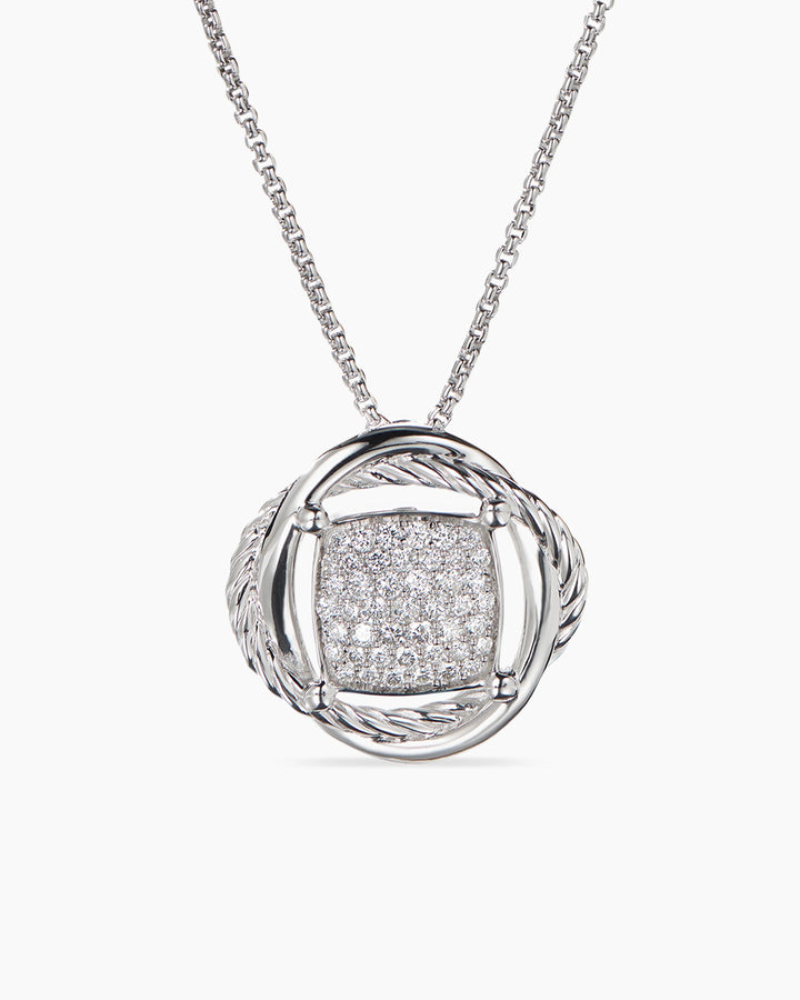 DAVID YURMAN INFINITY DIAMONDS PENDANT NECKLACE