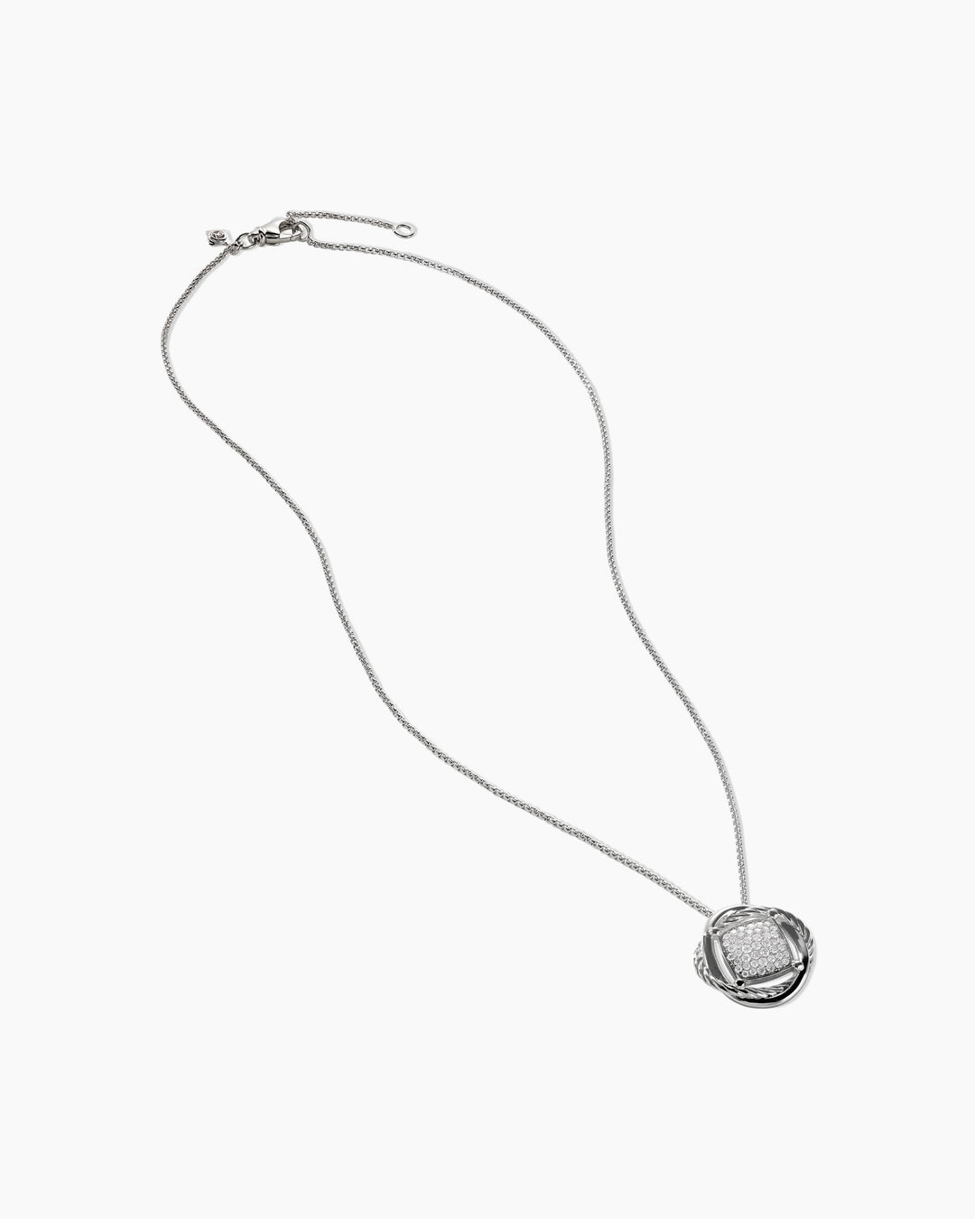 DAVID YURMAN INFINITY DIAMONDS PENDANT NECKLACE