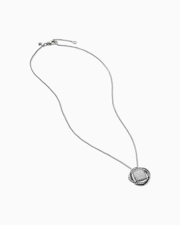 DAVID YURMAN INFINITY DIAMONDS PENDANT NECKLACE