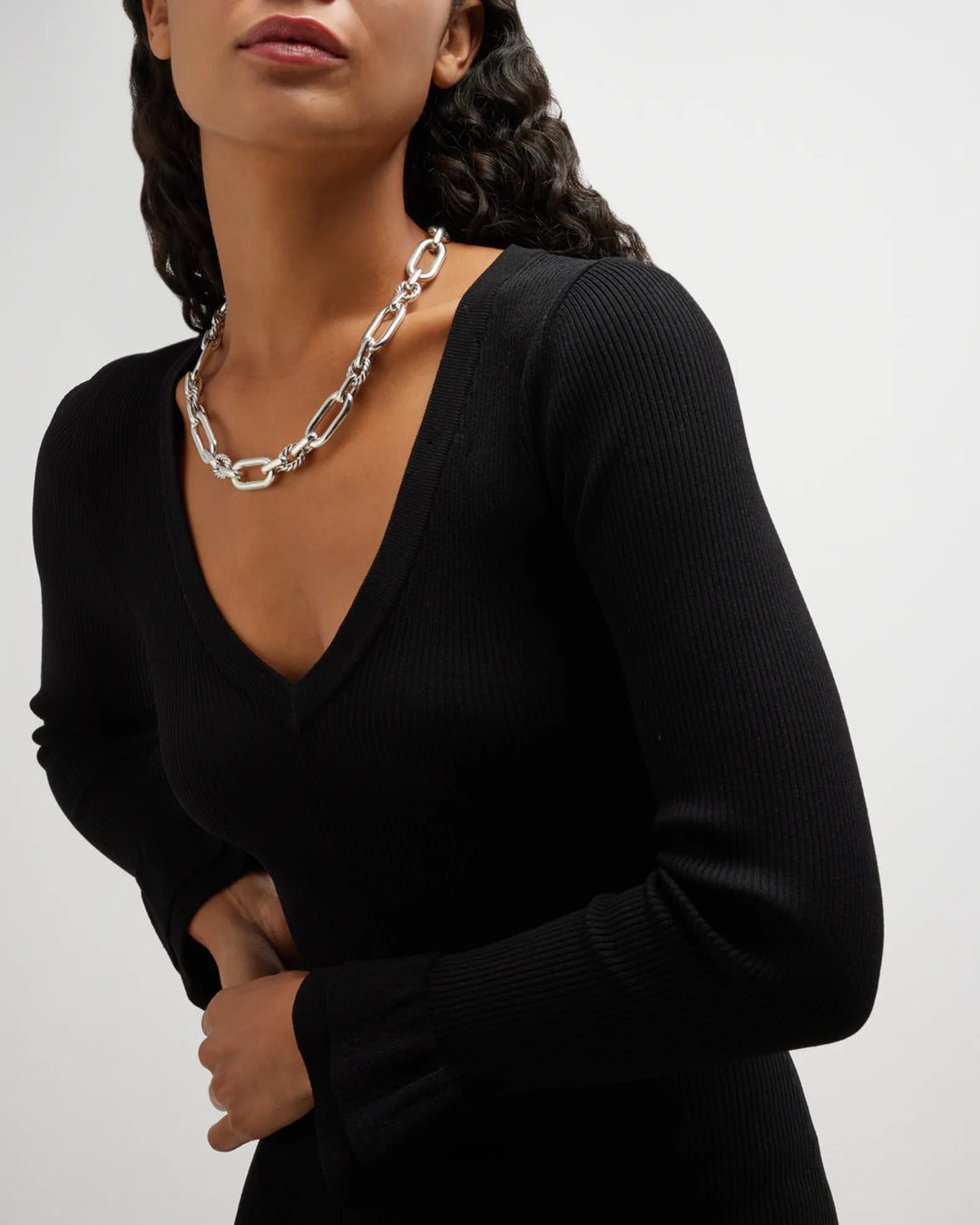 DAVID YURMAN STERLING SILVER LEXINGTON CHAIN NECKLACE