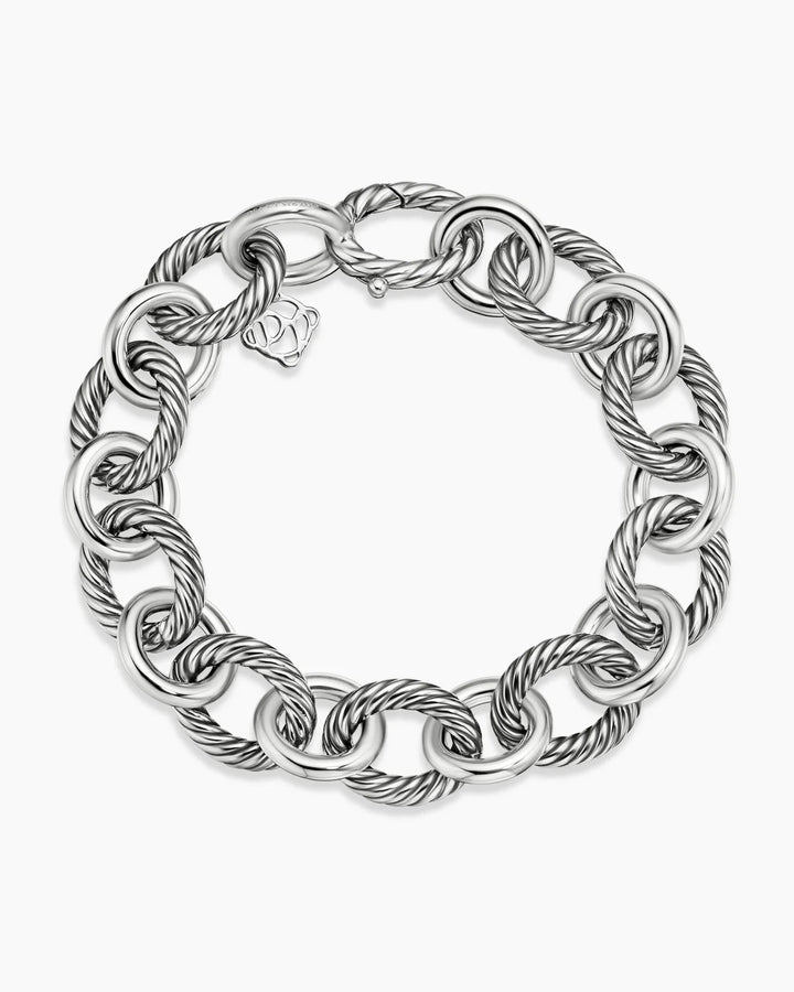 DAVID YURMAN OVAL LINK CHAIN STERLING SILVER BRACELET