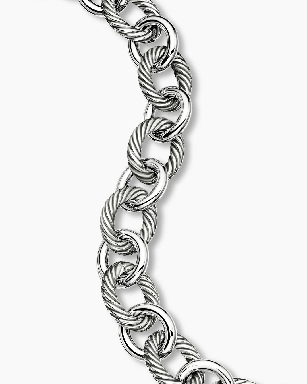 DAVID YURMAN OVAL LINK CHAIN STERLING SILVER BRACELET