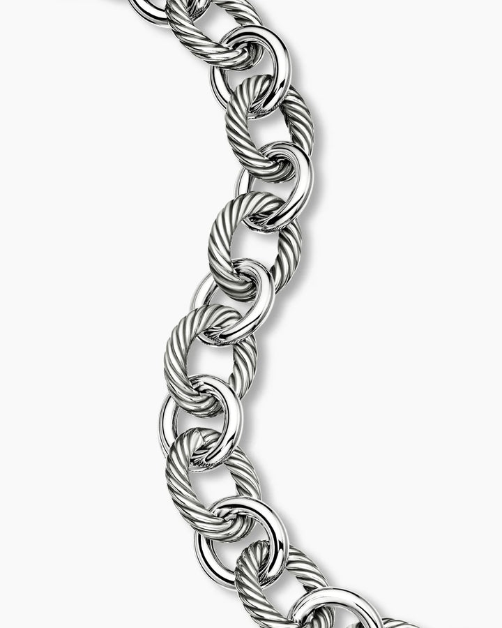 DAVID YURMAN OVAL LINK CHAIN STERLING SILVER BRACELET