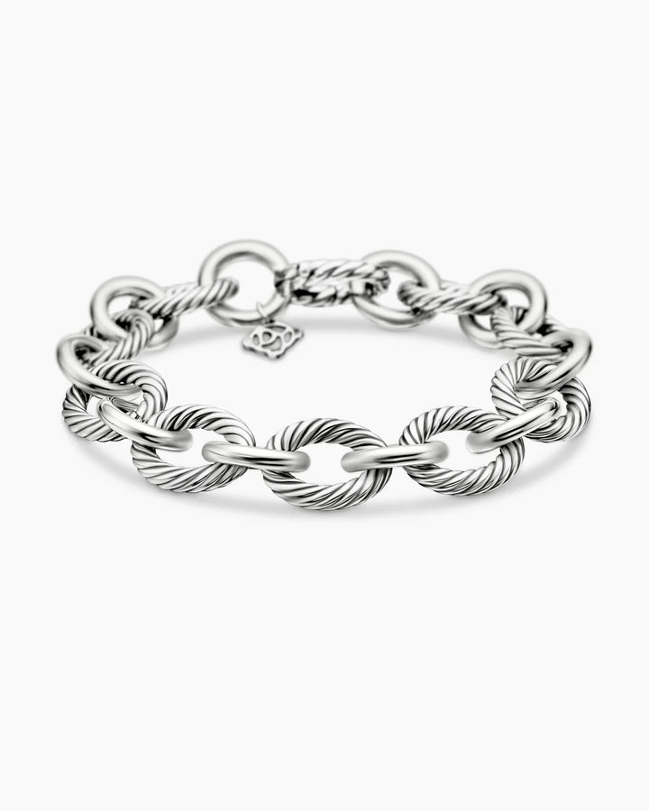 DAVID YURMAN OVAL LINK CHAIN STERLING SILVER BRACELET