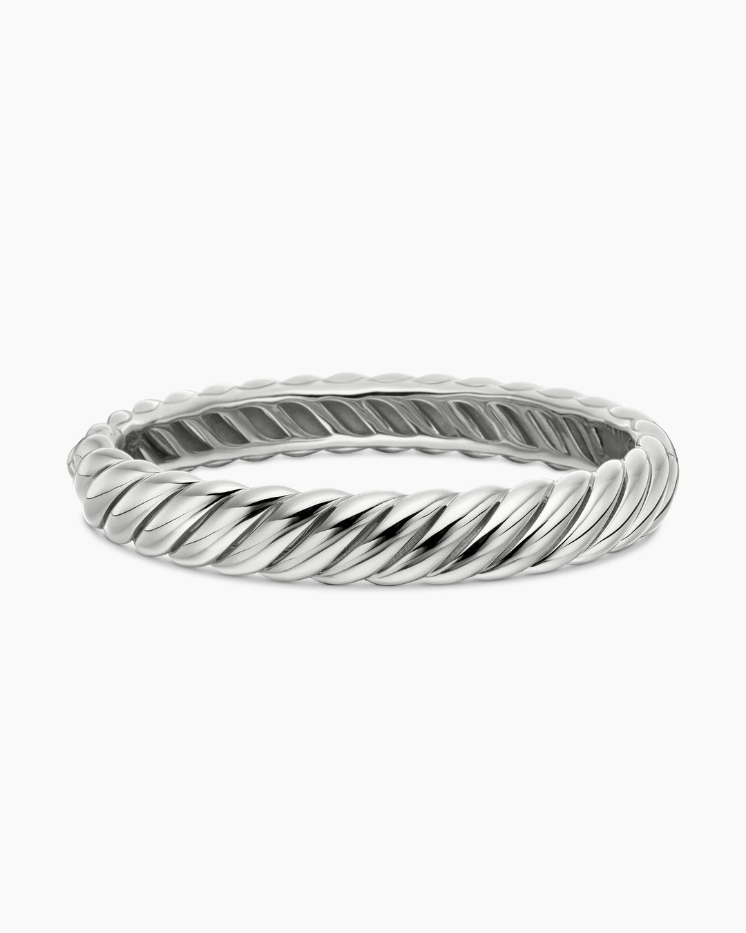 DAVID YURMAN STERLING SILVER SCULPTED CABLE 10MM BRACELET