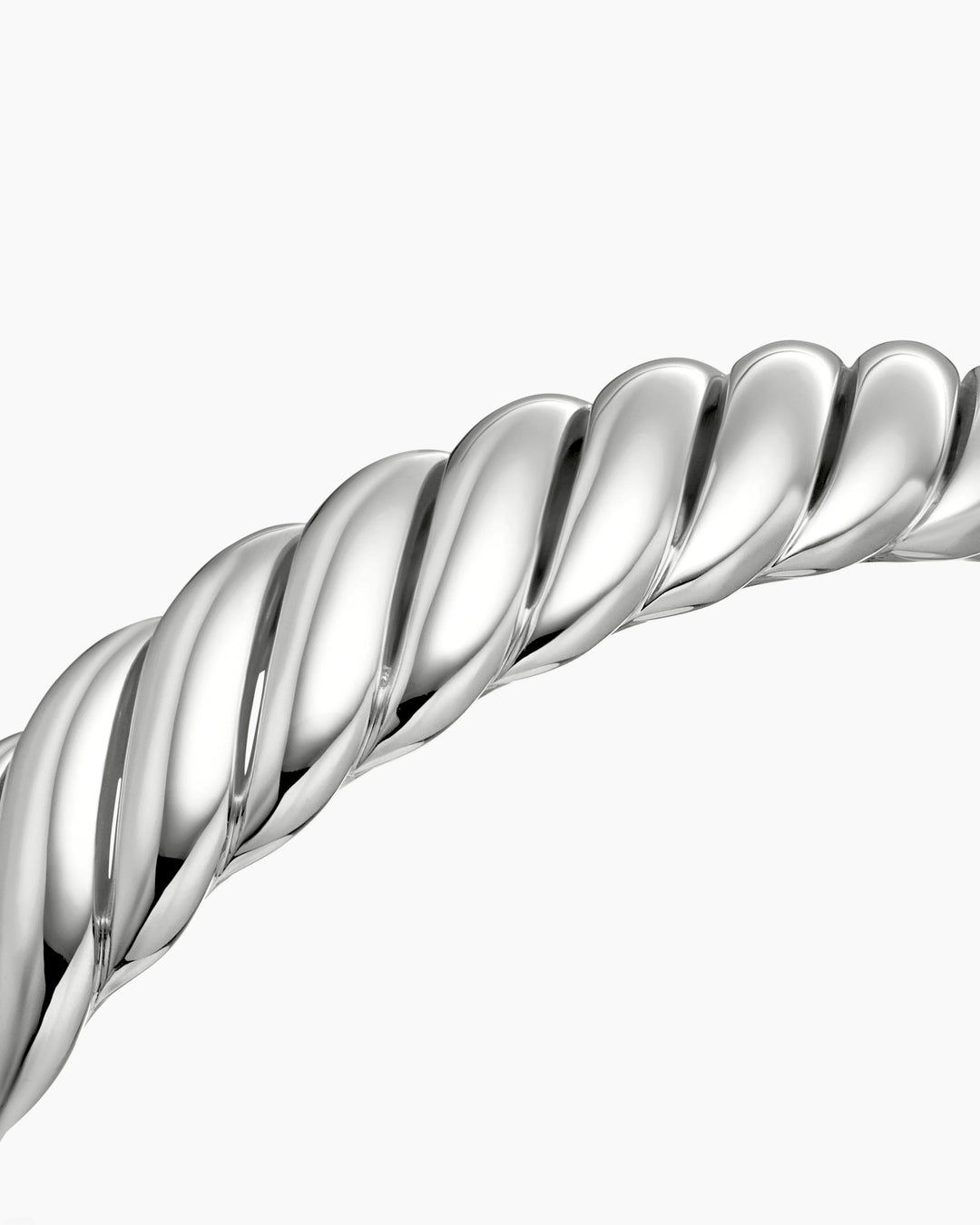 DAVID YURMAN STERLING SILVER SCULPTED CABLE 10MM BRACELET