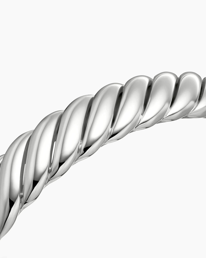 DAVID YURMAN STERLING SILVER SCULPTED CABLE 10MM BRACELET