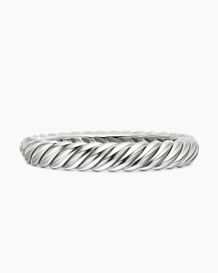 DAVID YURMAN STERLING SILVER SCULPTED CABLE 10MM BRACELET