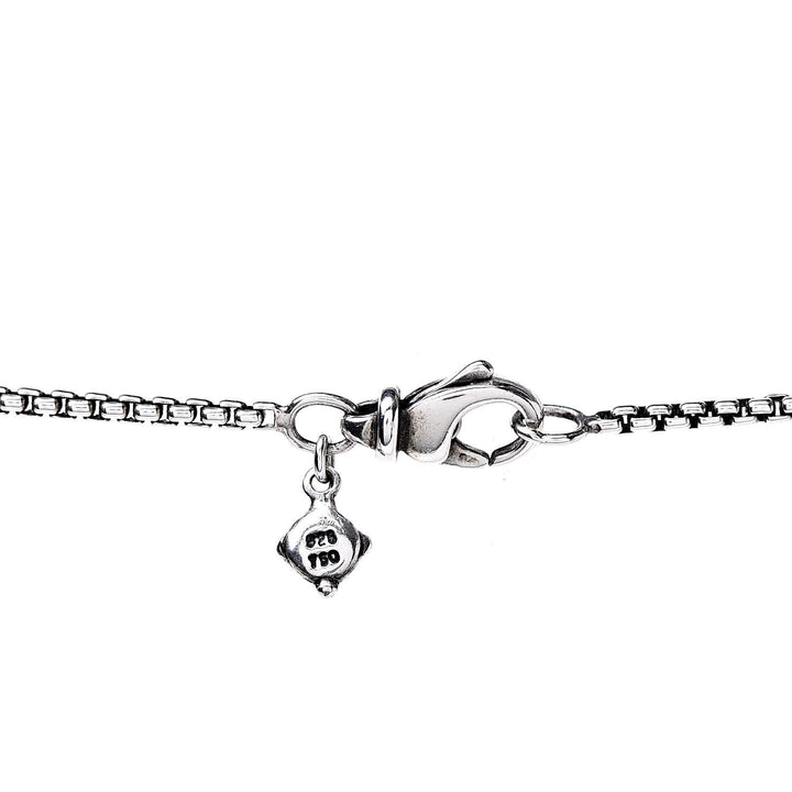 DAVID YURMAN STERLING SILVER 18K GOLD 30MM CABLE DISC NECKLACE
