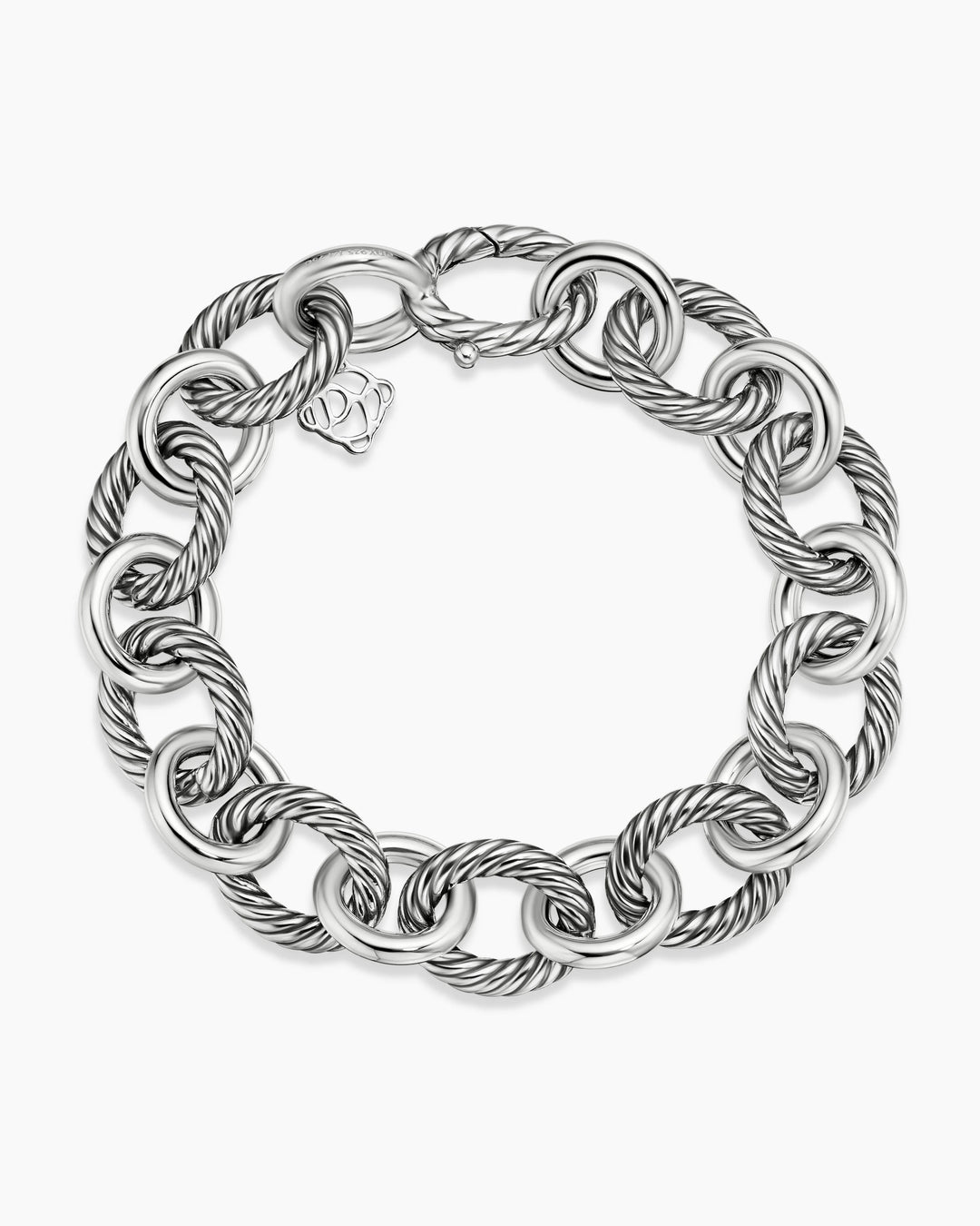 DAVID YURMAN STERLING SILVER OVAL LINK CHAIN BRACELET