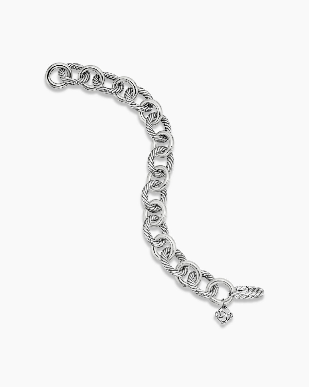 DAVID YURMAN STERLING SILVER OVAL LINK CHAIN BRACELET