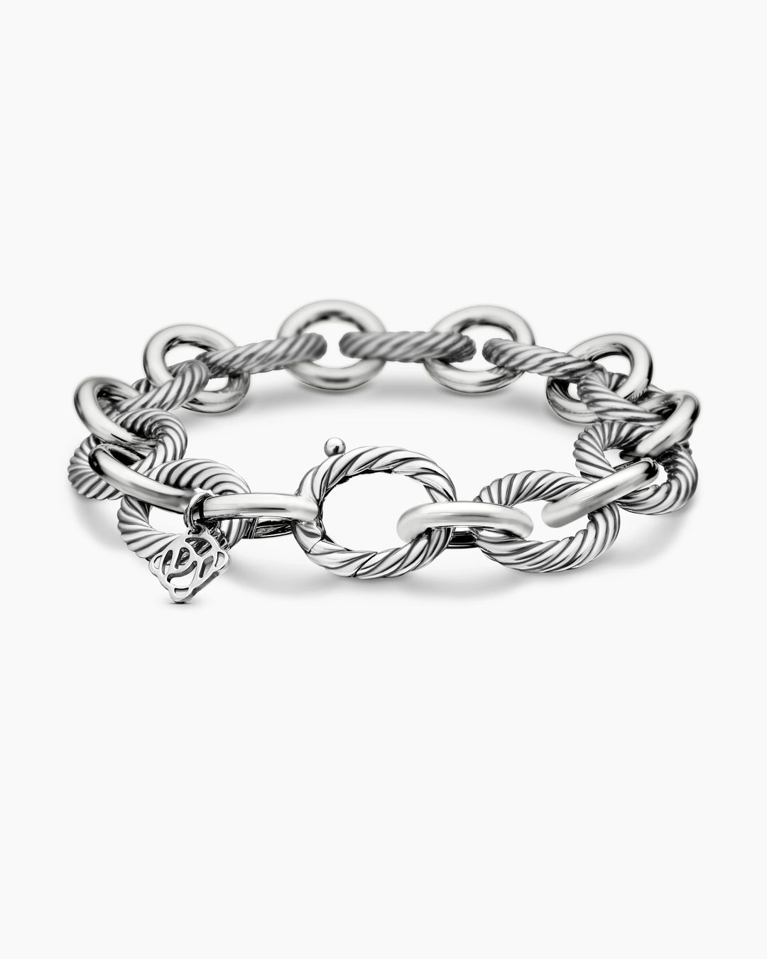 DAVID YURMAN STERLING SILVER OVAL LINK CHAIN BRACELET