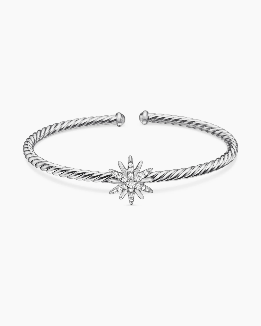 DAVID YURMAN STARBURST CENTER DIAMOND STATION BRACELET