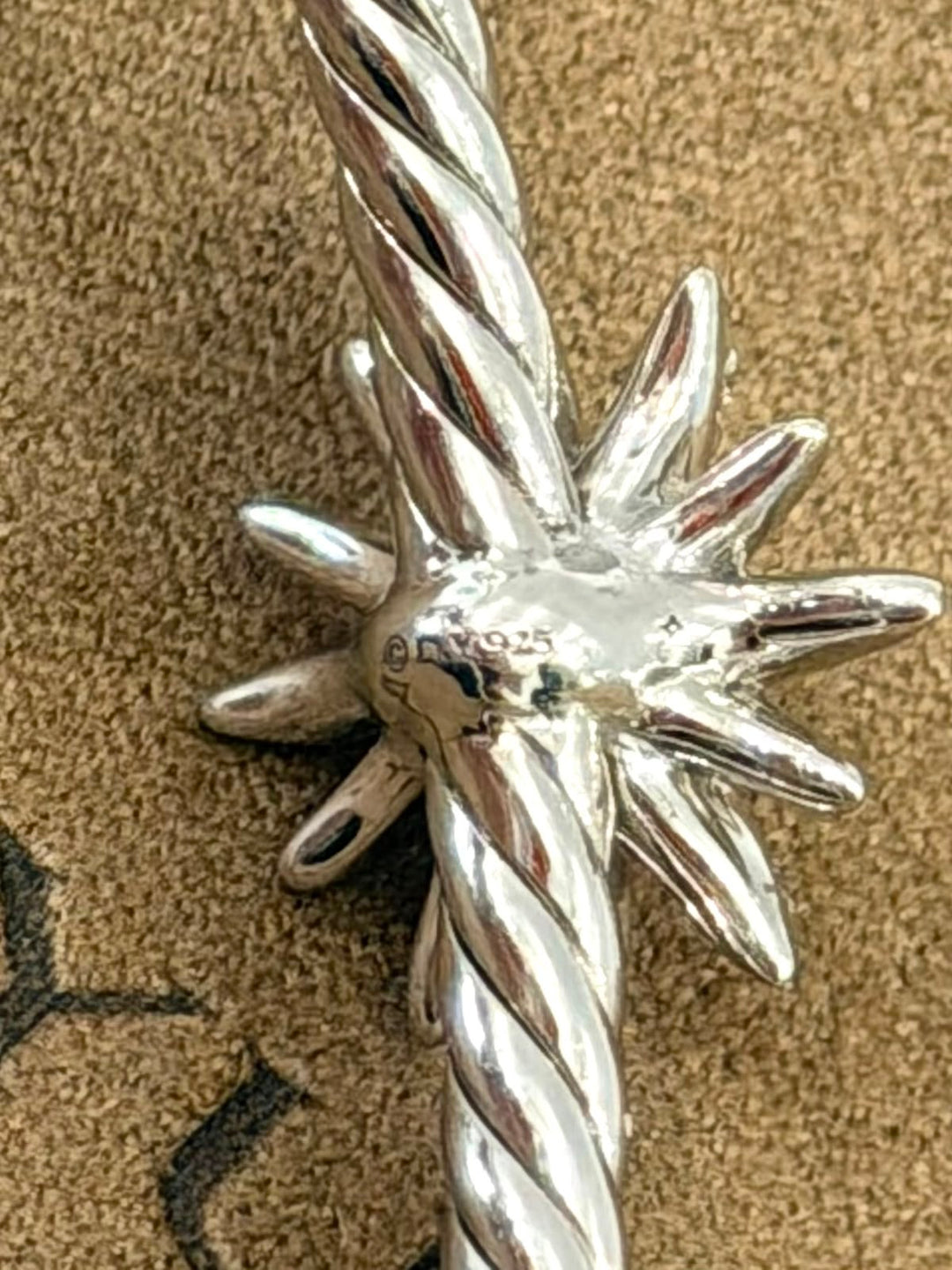DAVID YURMAN STARBURST CENTER DIAMOND STATION BRACELET